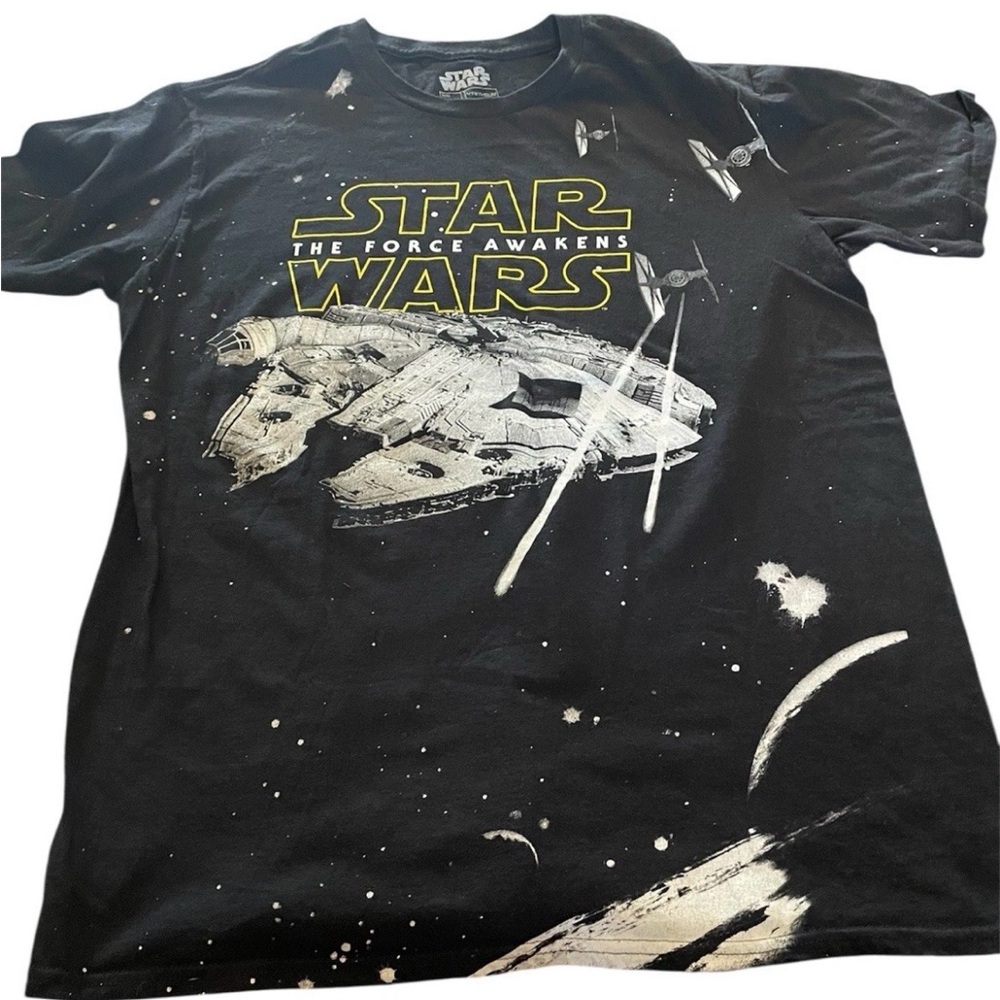 Star‎ Wars Black Logo Interior Print Crew Tee